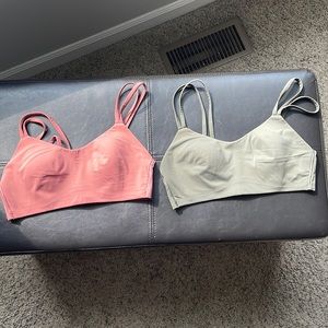 Pink and green like a cloud bras. RESERVED